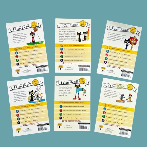 Set of 6 Pete The Cat Reading Level One Books in excellent condition - Picture 4 of 6